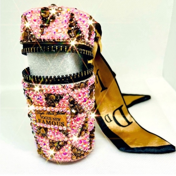 Bedazzled Lipstick Case Keychain - Picture 3 of 7